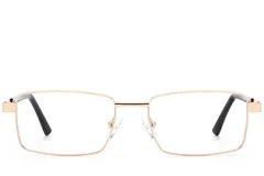 BS2012-4241_Golden_Rectangular_Metal_Glasses_front