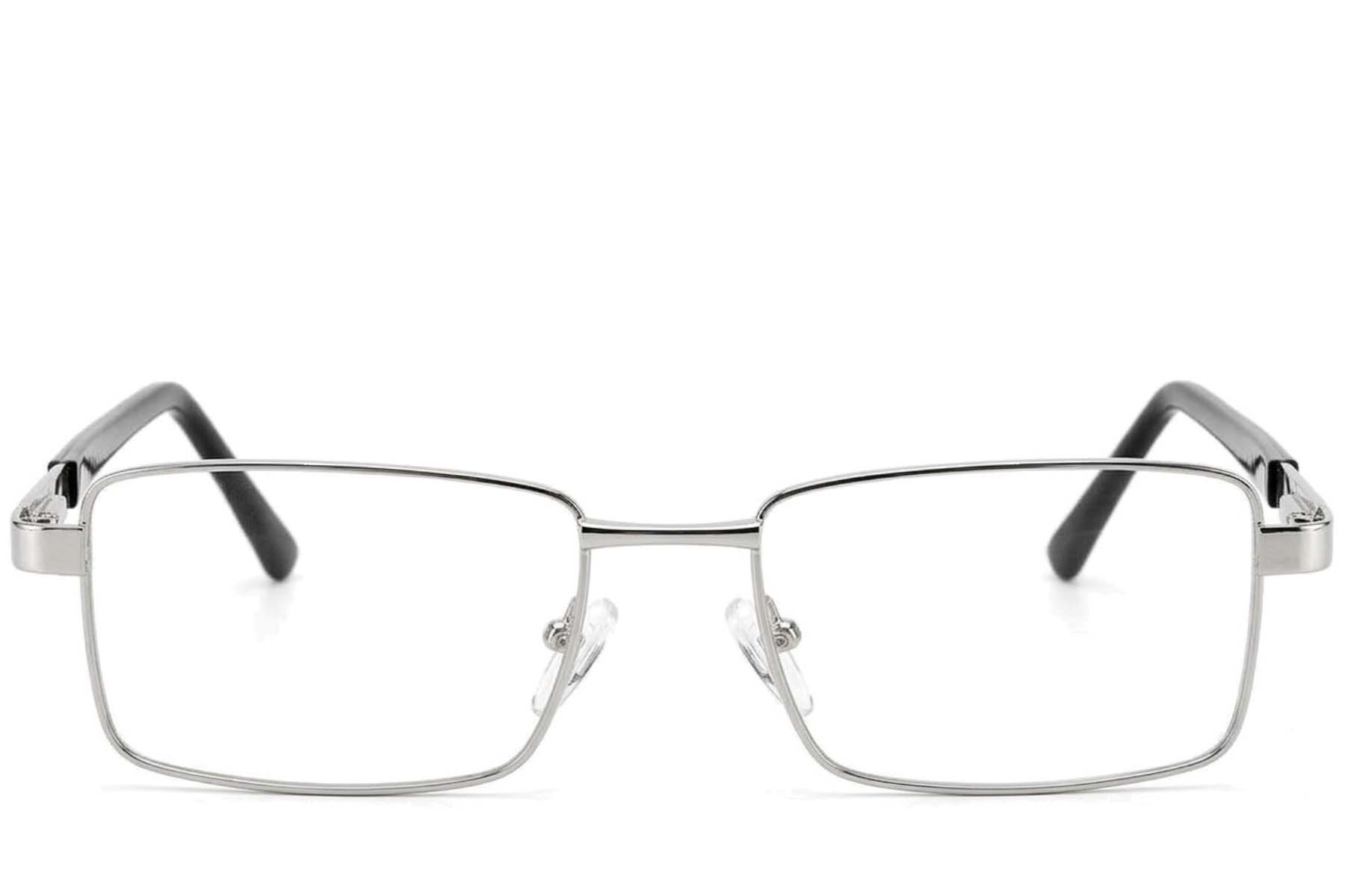 BS2012-4244_Silver_Rectangular_Metal_Glasses-front