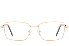 BS2012-4251_Golden_Rectangular_Metal_Glasses_front