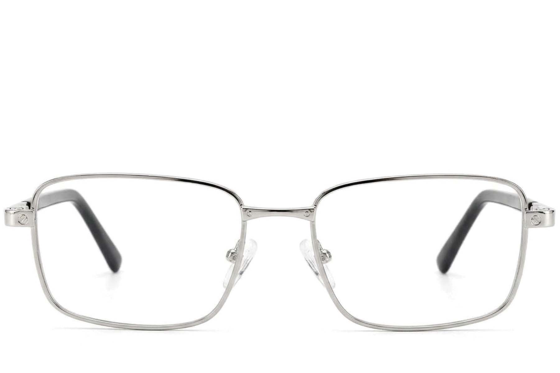 BS2012-4254_Silver_Rectangular_Metal_Glasses-front
