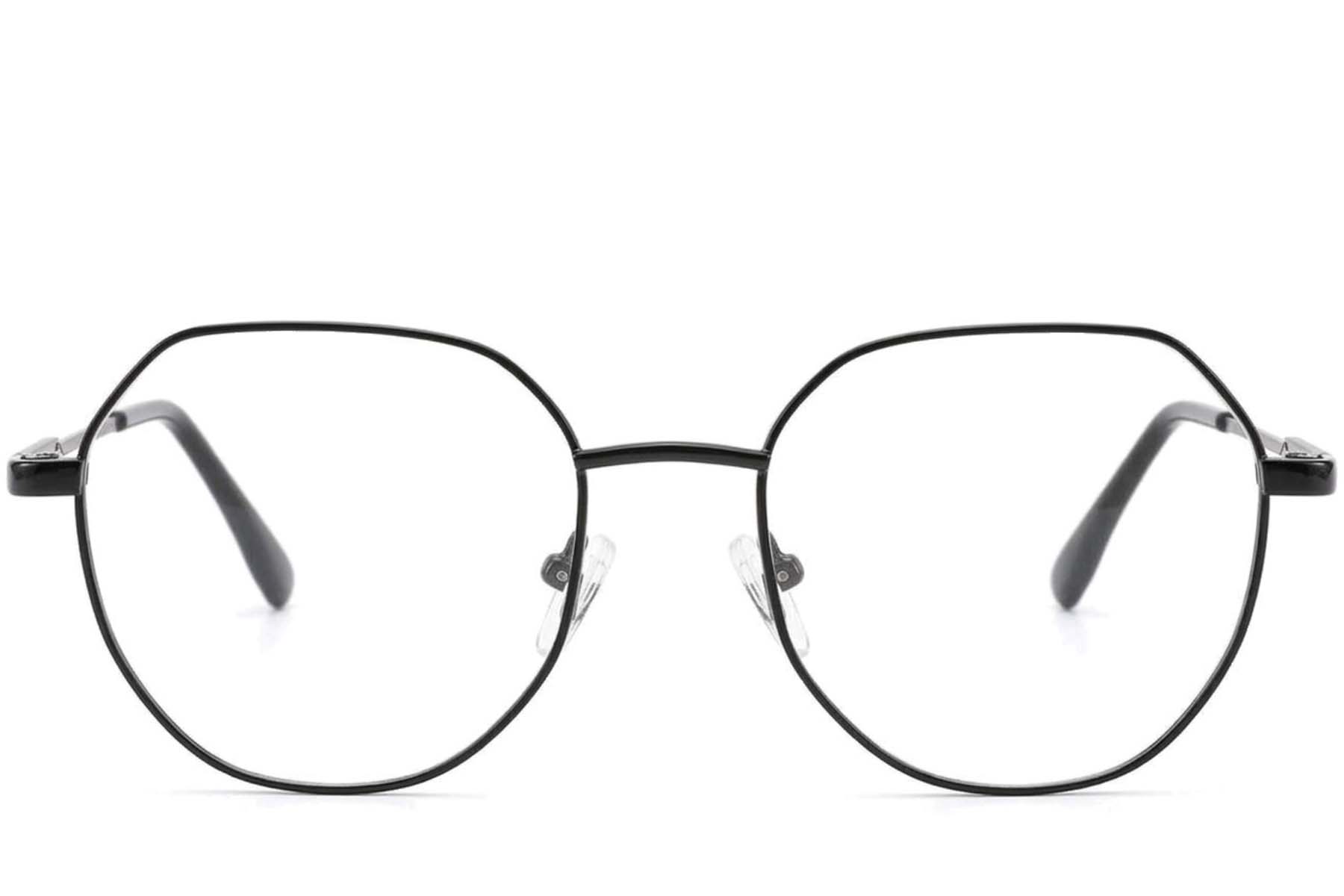 BS2012-4258_Black_Geometric_Metal_Glasses-front