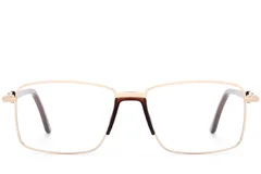 BS2012-4262_Golden_Rectangular_Metal_Glasses_front