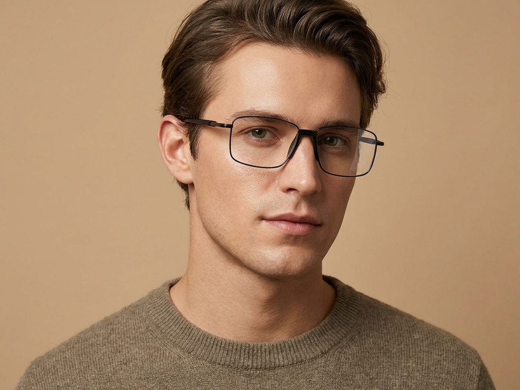 BS2012-4264_Black_Rectangular_Metal_Glasses-tryon_male