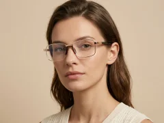 BS2012-4267_Golden_Rectangular_Metal_Glasses-tryon_female