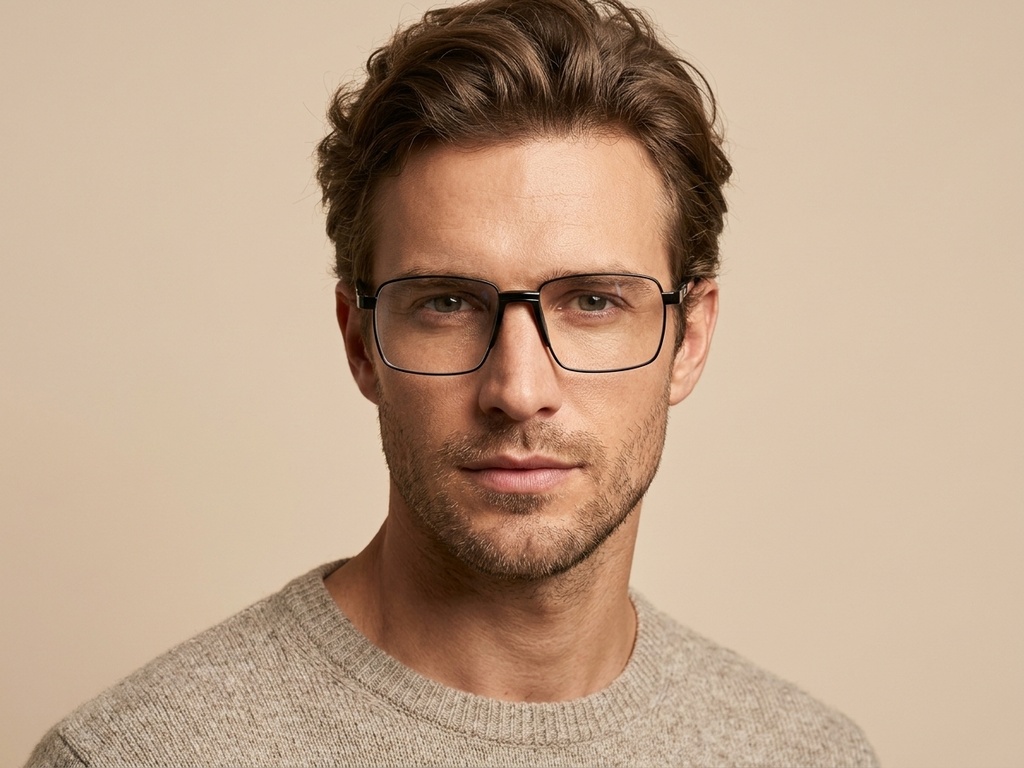 BS2012-4274_Black_Rectangular_Metal_Glasses-tryon_male