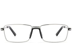 BS2012-4290_Silver_Rectangular_Metal_Glasses-front
