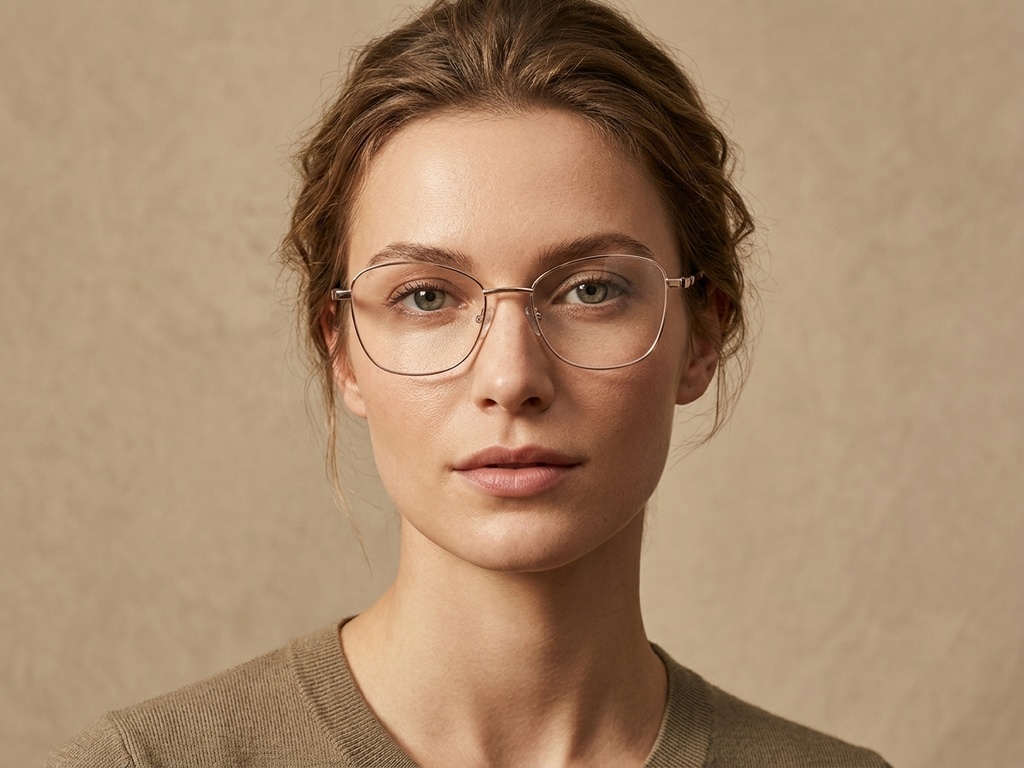 BS2012-4292_Golden_Butterfly_Metal_Glasses-tryon_female