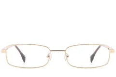 BS2012-4305_Golden_Rectangular_Metal_Glasses_front
