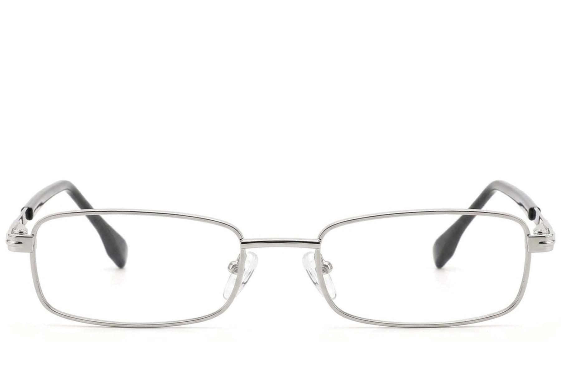 BS2012-4308_Silver_Rectangular_Metal_Glasses-front