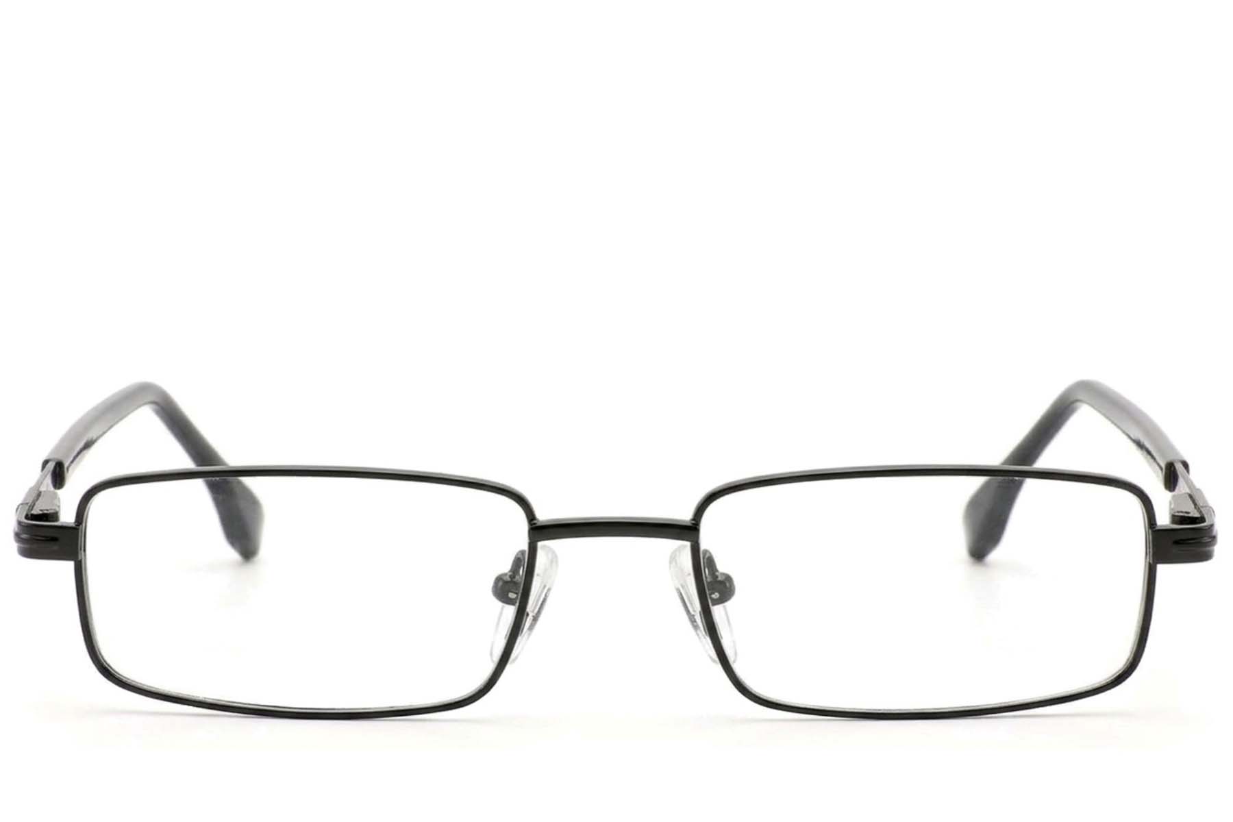 BS2012-4312_Black_Rectangular_Metal_Glasses-front