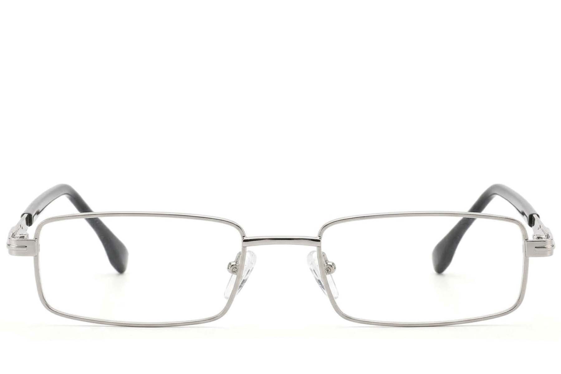 BS2012-4313_Silver_Rectangular_Metal_Glasses-front
