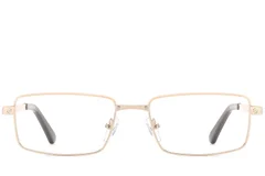 BS2012-4330_Golden_Rectangular_Metal_Glasses_front