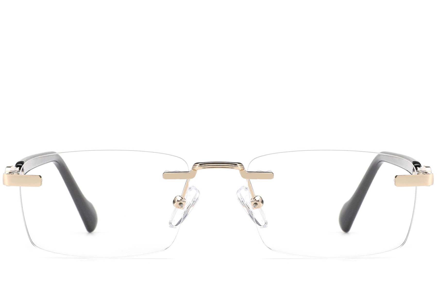 BS2012-4346_Golden_Invisible_Metal_Glasses_front