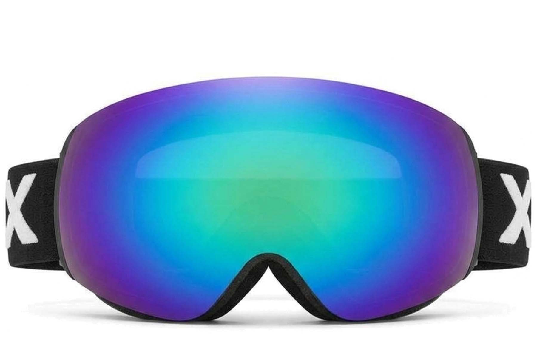 BS2019-0003_Black_Irregular_Plastic_Ski_Goggles_front