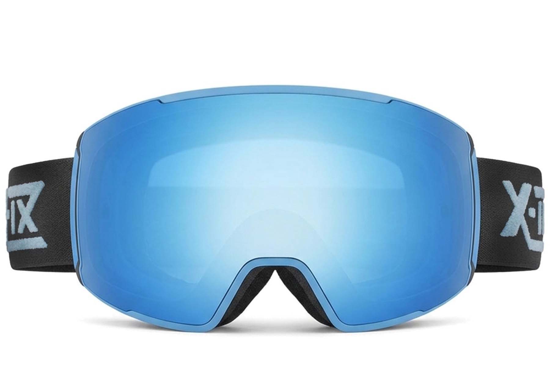 BS2019-0009_Black_Irregular_Plastic_Ski_Goggles_front