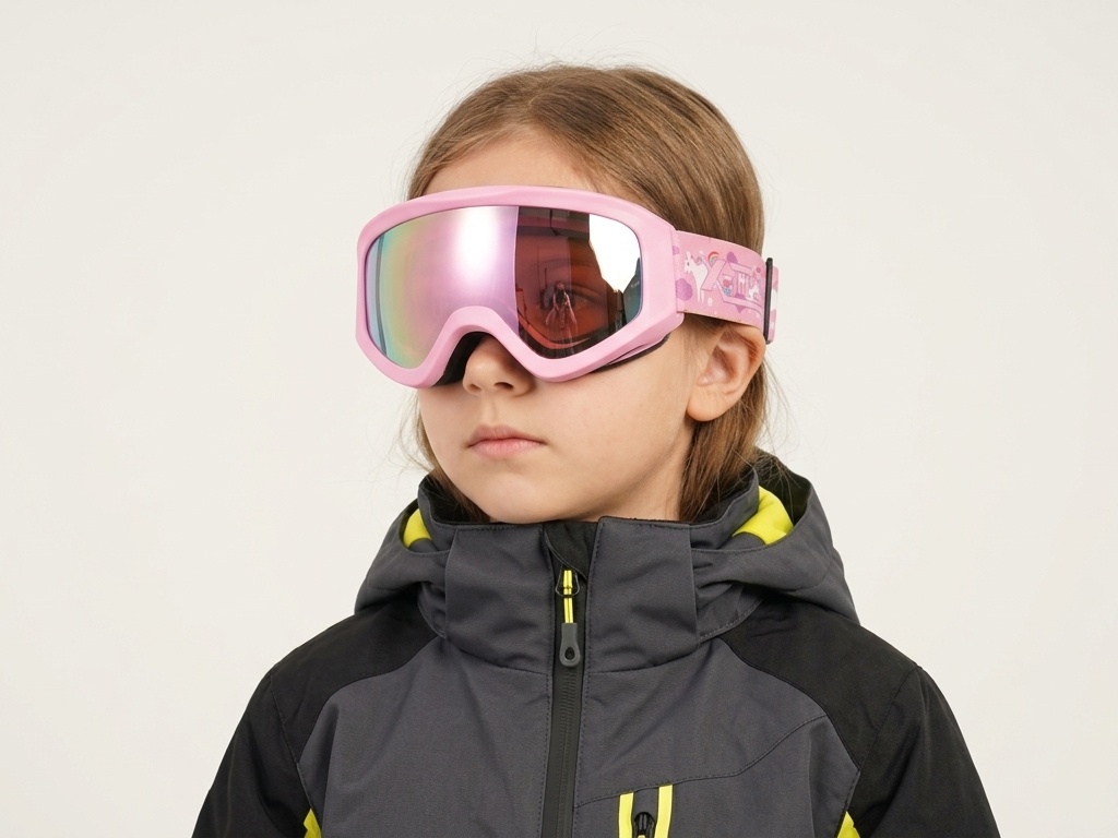 BS2019-0015_Pink_Irregular_Plastic_Kids_Ski_Goggles-tryon_female