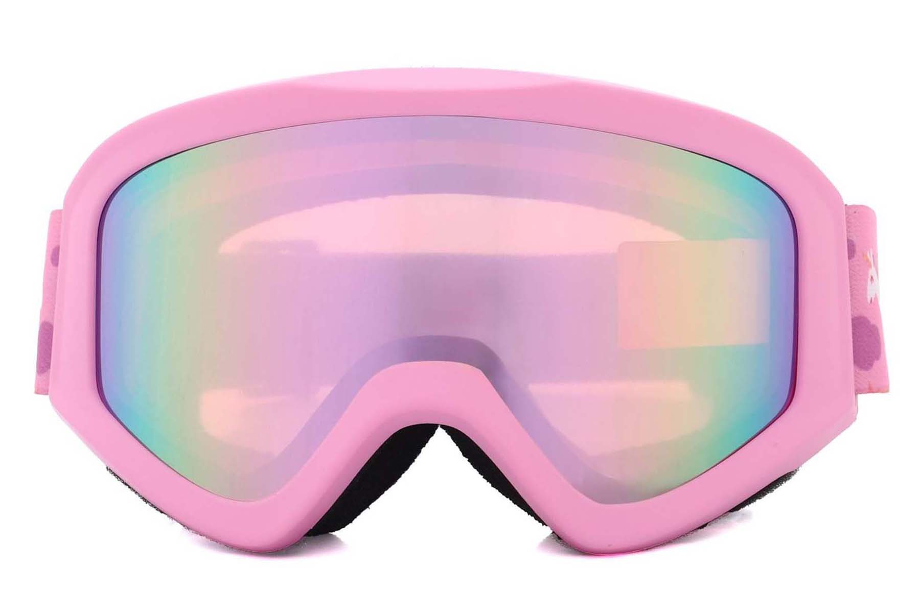 BS2019-0015_Pink_Irregular_Plastic_Kids_Ski_Goggles_front