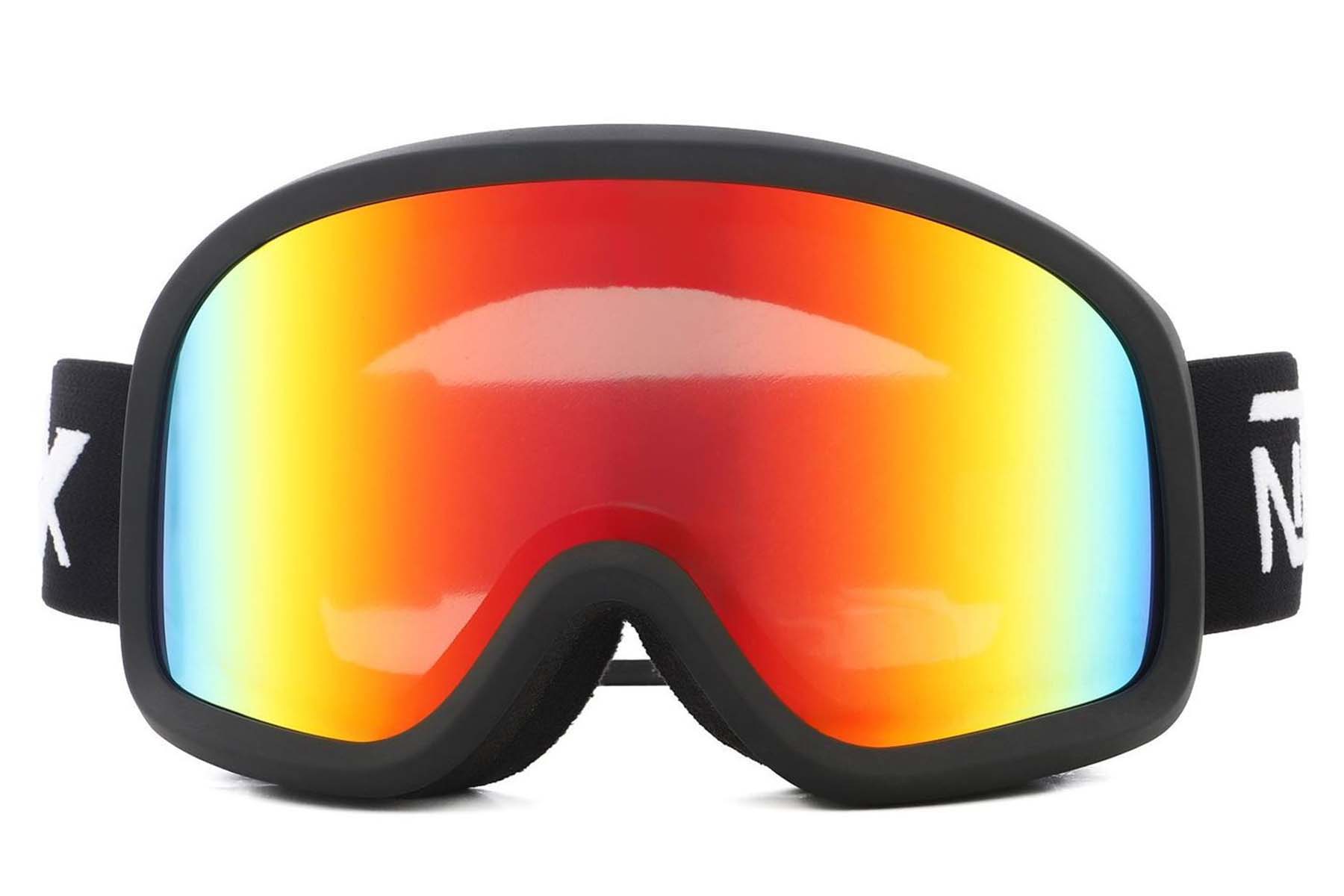 BS2019-0026_Black_Irregular_Plastic_Ski_Goggles_front