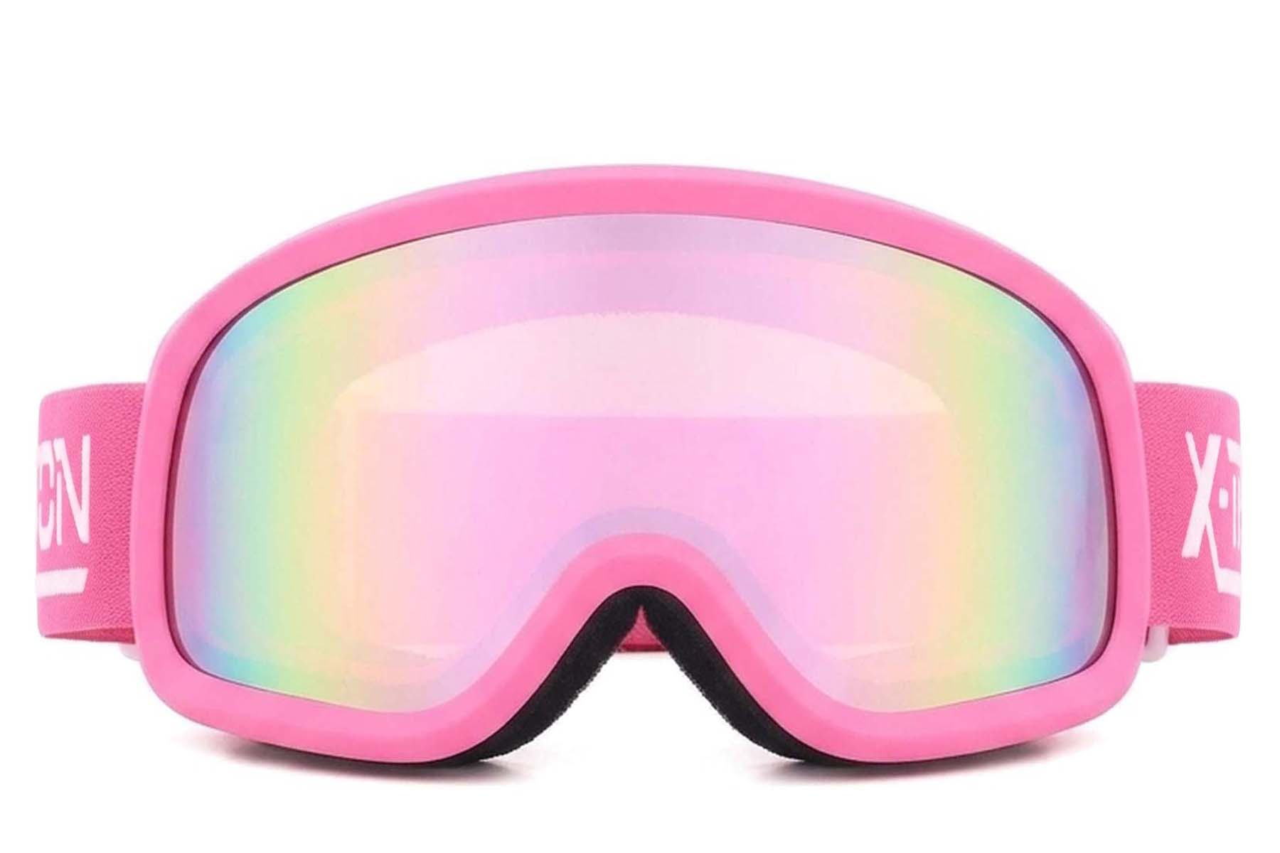 BS2019-0029_Pink_Irregular_Plastic_Ski_Goggles_front