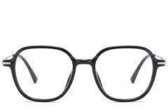 BS218-0504_Black_Rectangular_TR90_Glasses_corner-front
