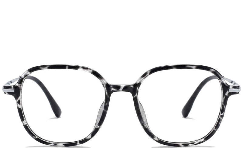 BS218-0505_Black_Rectangular_TR90_Glasses_corner-front