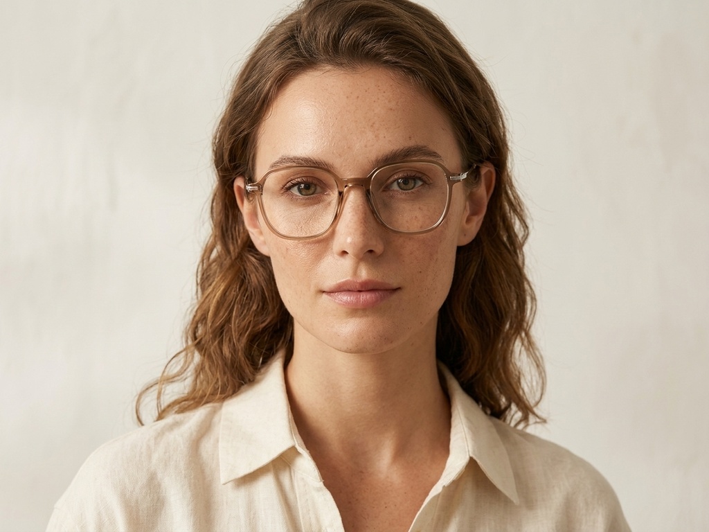 BS218-0506_Green_Rectangular_TR90_Glasses_corner-tryon_female