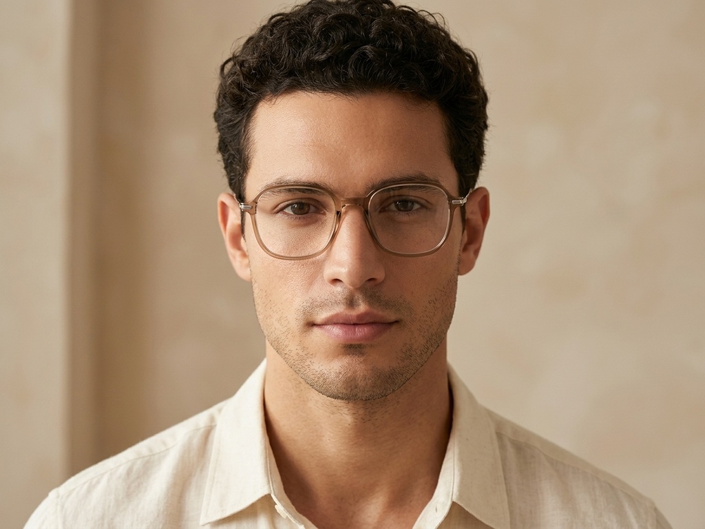 BS218-0506_Green_Rectangular_TR90_Glasses_corner-tryon_male
