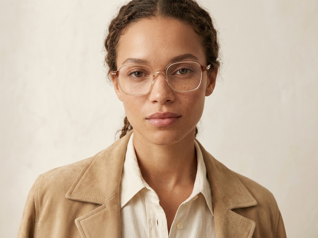 BS218-0508_Brown_Rectangular_TR90_Glasses-tryon_female