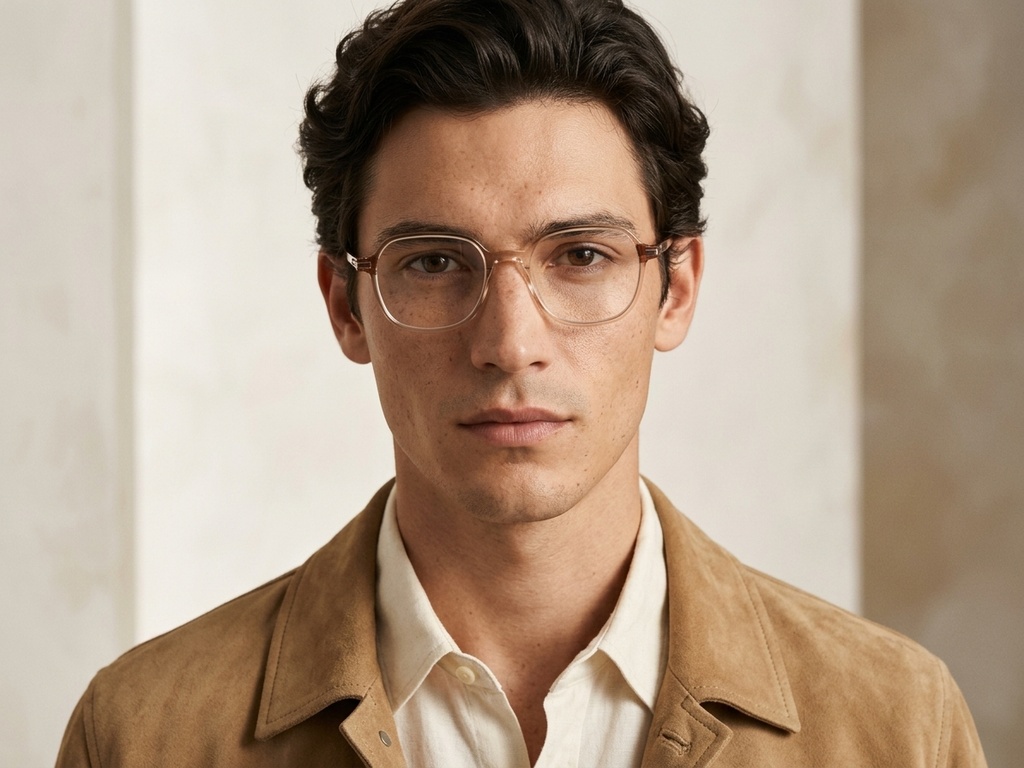 BS218-0508_Brown_Rectangular_TR90_Glasses-tryon_male