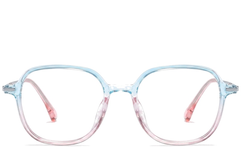 BS218-0510_Blue_Rectangular_TR90_Glasses_corner-front