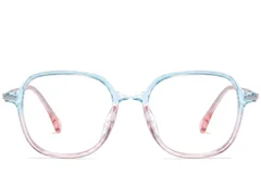 BS218-0510_Blue_Rectangular_TR90_Glasses_corner-front