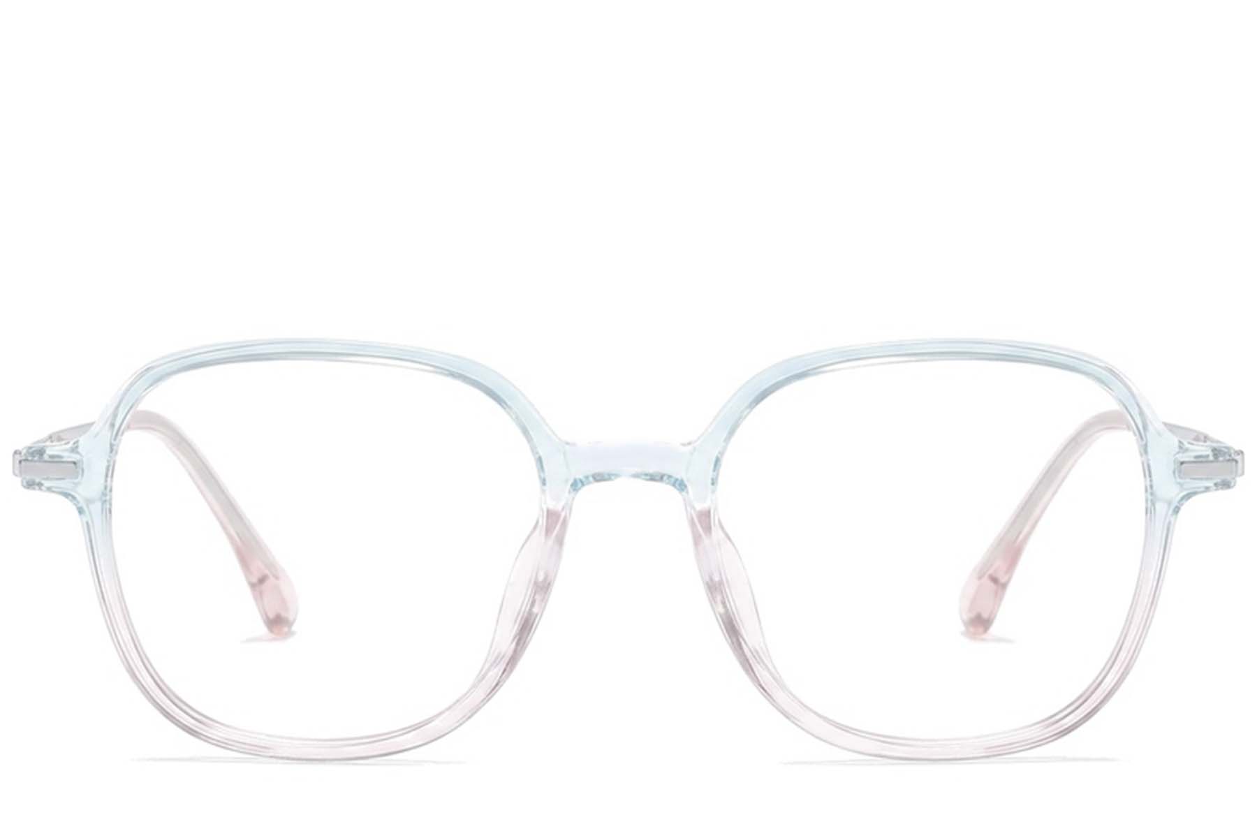 BS218-0510_Blue_Rectangular_TR90_Glasses_corner-front