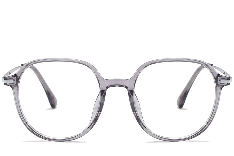 BS218-0515_Grey_Oval_TR90_Glasses_corner-front