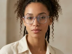BS218-0515_Grey_Oval_TR90_Glasses_corner-tryon_female