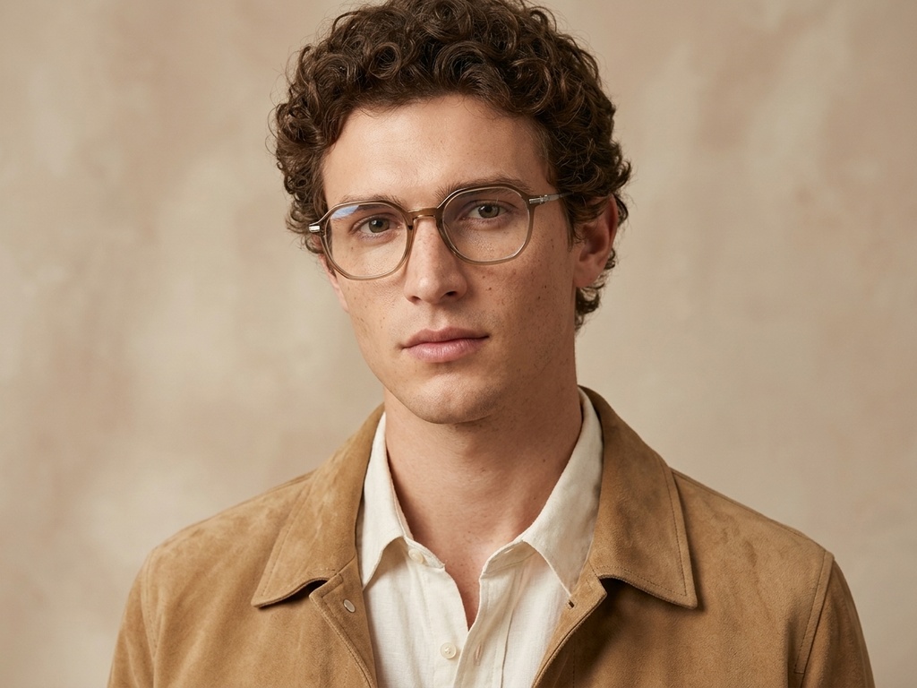BS218-0516_Green_Oval_TR90_Glasses_corner-tryon_male