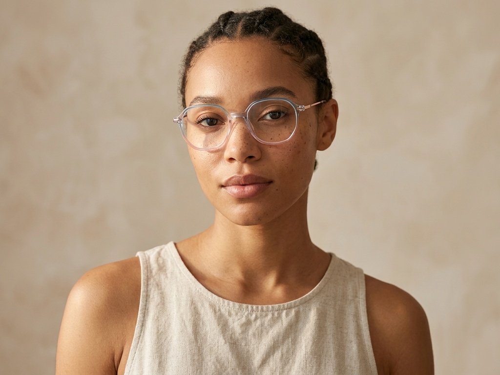 BS218-0518_Blue_Oval_TR90_Glasses-tryon_female