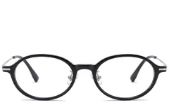 BS218-0519_Black_Oval_TR90_Glasses_corner-front