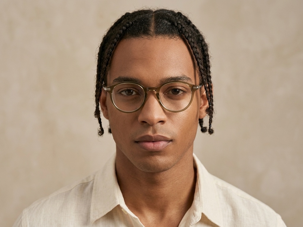 BS218-0521_Green_Oval_TR90_Glasses_corner-tryon_male