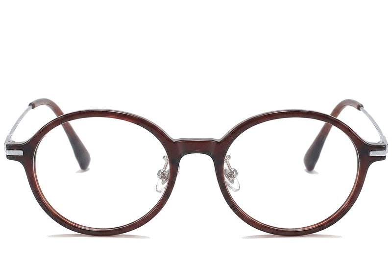 BS218-0523_Brown_Oval_TR90_Glasses_corner-front