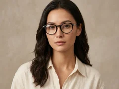BS218-0528_Black_Oval_TR90_Glasses_corner-tryon_female