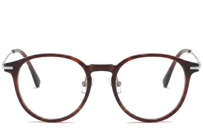 BS218-0532_Brown_Oval_TR90_Glasses_corner-front