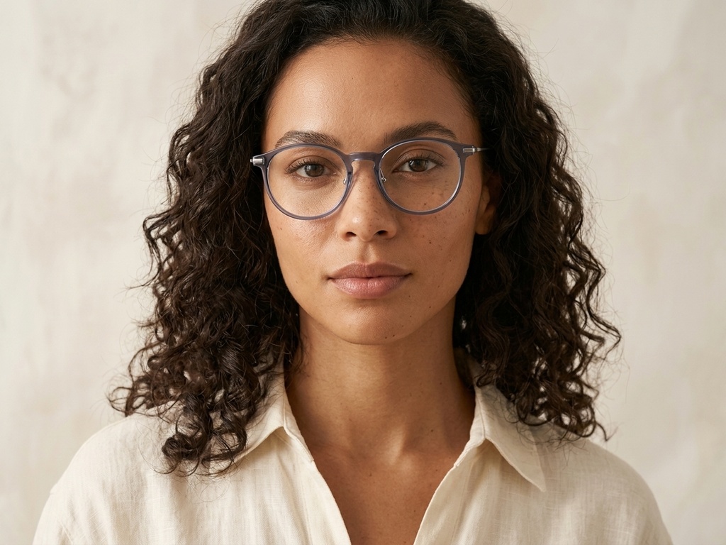 BS218-0533_Blue_Oval_TR90_Glasses-tryon_female