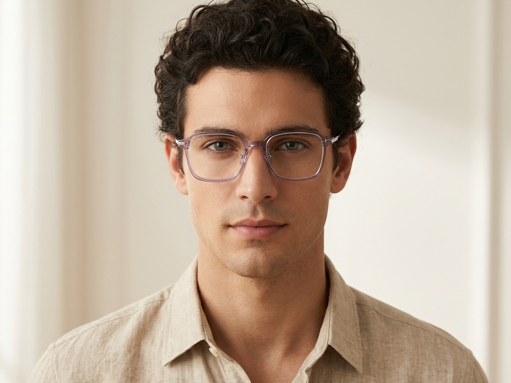 BS218-0541_Purple_Rectangular_TR90_Glasses_corner-tryon_male