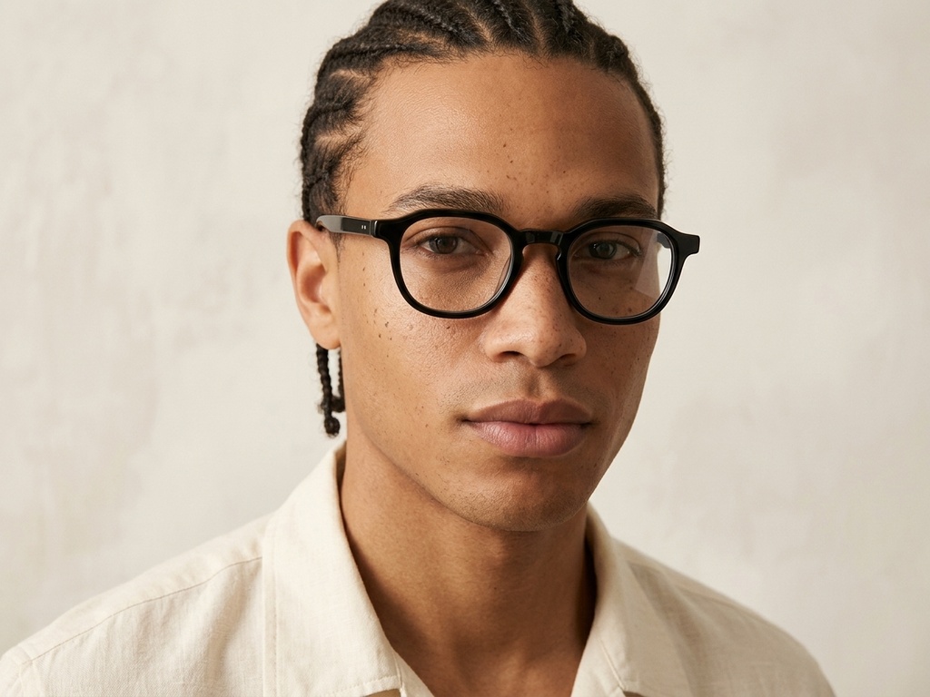 BS218-0568_Black_Oval_Acetate_Glasses_corner-tryon_male