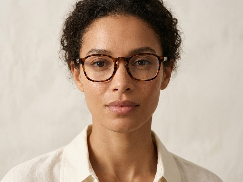 BS218-0570_Tortoiseshell_Oval_Acetate_Glasses-tryon_female