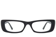 BS218-0577_Black_Rectangular_Acetate_Glasses_front