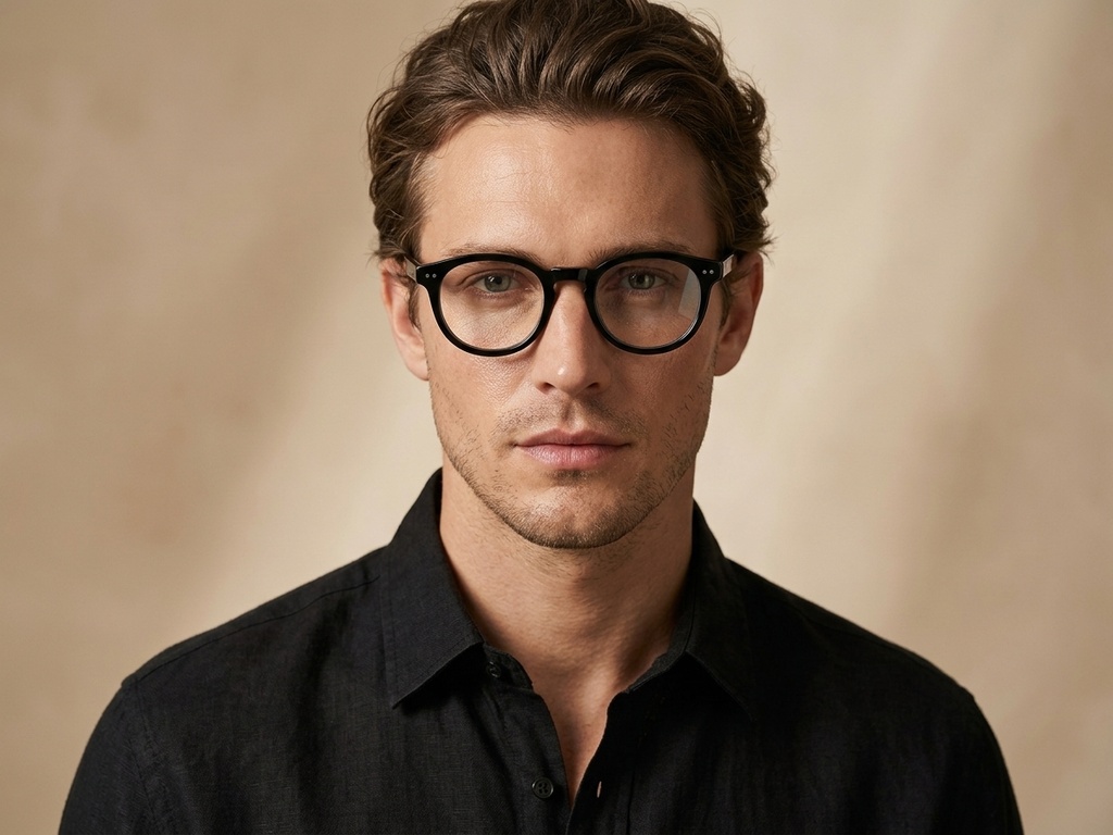 BS218-0598_Black_Oval_Acetate_Glasses_corner-tryon_male