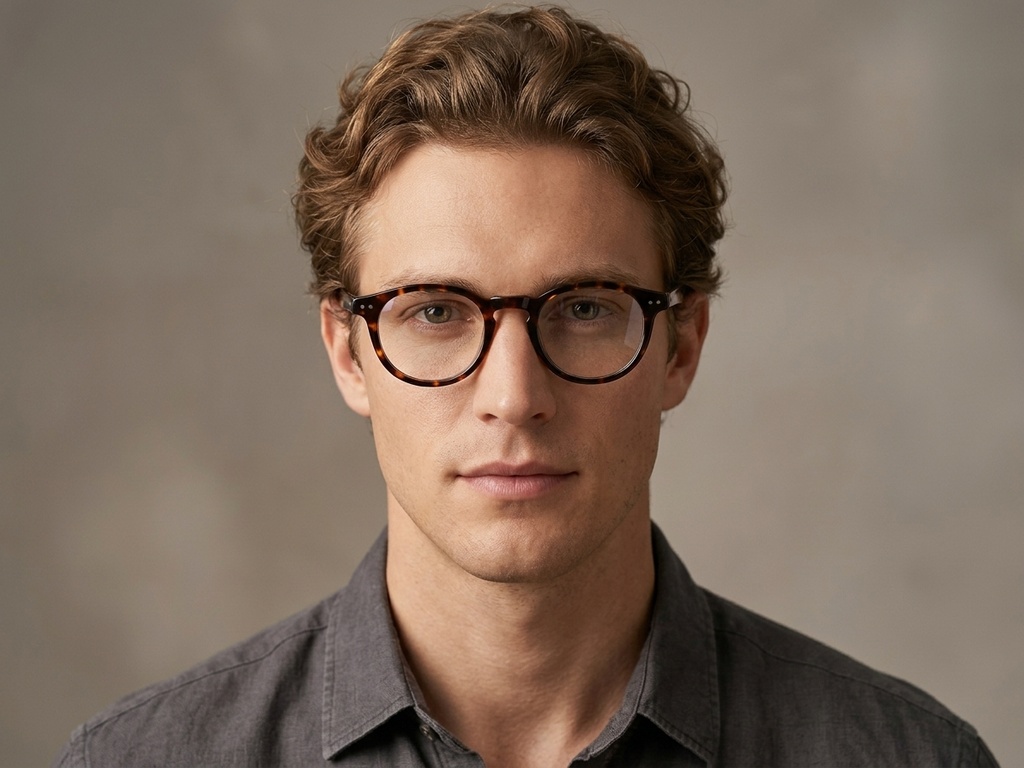 BS218-0600_Tortoiseshell_Oval_Acetate_Glasses_corner-tryon_male