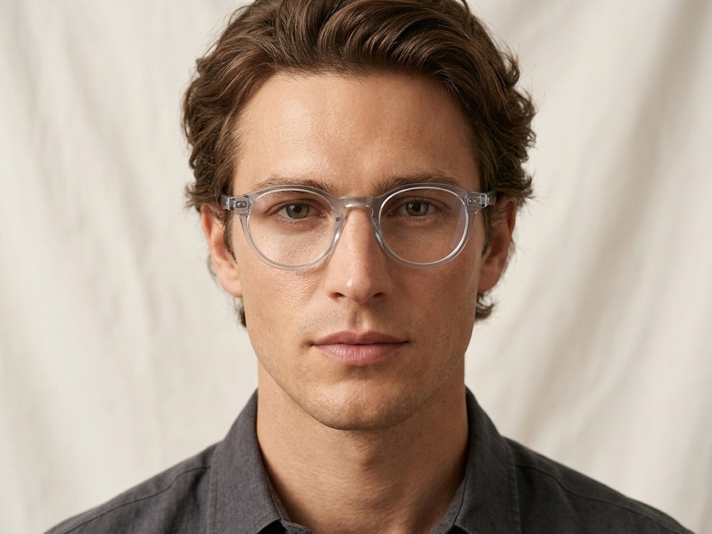 BS218-0601_Grey_Oval_Acetate_Glasses_corner-tryon_male