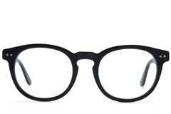 BS218-0602_Black_Oval_Acetate_Glasses_front